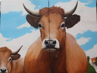 ho , la vache - Peintures 2019 - 2025