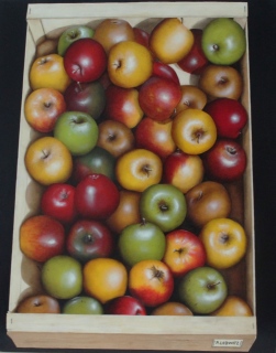 Cagette de pommes - Peintures 2019 - 2025